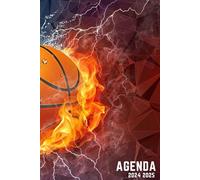 Agenda Scolaire 2024-2025 Basket: Planificateur scolaire journalier pour Primaire Collège Lycée Etudiant,(Août 2024/Juillet 2025) pour Garçon et fille │Basket