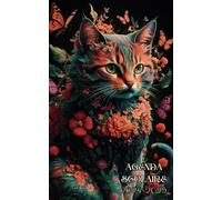 Agenda Scolaire 2024 2025 CHAT KAWAII: Planificateur 2 jours par page , pratique et simple , Primaire College Lycee | fille et garcon