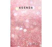 Agenda scolaire 2024 2025 Fille: Thème Paillette | 1 Jour Par Page | Organisateur et Planificateur Journalier | Girly