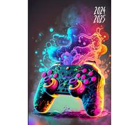 Agenda Scolaire 2024 2025 gamer: Boostez votre productivité, optimisez vos études et brillez dans toutes vos matières grâce à notre Planificateur Journalier 1 Jour Par Page au format A5