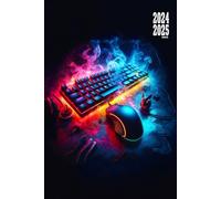 Agenda Scolaire 2024-2025 gamer: Soyez le maître incontesté de votre temps, atteignez vos objectifs académiques avec aisance grâce à notre Planificateur Journalier 1 Jour Par Page simple et pratique