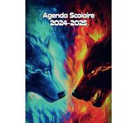 Agenda Scolaire 2024-2025 Loup: Nouvelle année à découvrir et Aller plus loin | Format A5|Collège - Lycée - Primaire | Pour Fille Garçon | Theme: Loup |