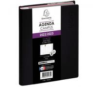 Agenda Scolaire 2024/2025 - Noir - Campus - 12 X 17 Cm - Exacompta