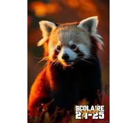 Agenda Scolaire 2024 2025 Panda Roux: Couverture Panda Roux dans La Nature, Organiseur Scolaire 11 Mois de (Septembre 2024/Juillet 2025) pour ... - Planificateur Journalier 1 Jour Par Page
