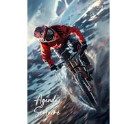 Agenda Scolaire 2024-2025: Vélo Enduro | Organisateur et Planificateur Journalier | 2 Jours Par Page