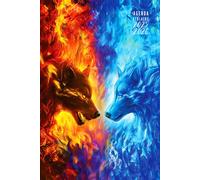 Agenda Scolaire 2025 2026 animaux: Soyez le maître incontesté de votre temps, atteignez vos objectifs académiques avec aisance grâce à notre Planificateur Journalier au format A5 Couverture loup