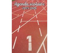 Agenda scolaire 2025 2026 Athlétisme: Organisateur Scolaire , Une semaine sur 2 pages , Primaire, Collège, Lycée pour Fille et Garçon , Enfant , Adulte