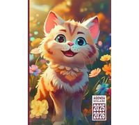 Agenda Scolaire 2025/2026: Boostez votre productivité, optimisez vos études et brillez dans toutes vos matières grâce à notre Planificateur Journalier simple et pratique Couverture chat