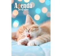 AGENDA SCOLAIRE 2025 2026 CHAT: Chaton - Organisateur et Planificateur Journalier -1 Jour Par Page Pour Étudiants Collège, Lycée | Format A5