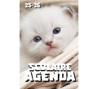AGENDA SCOLAIRE 2025-2026 CHAT: SUPER PRATIQUE, Primaire - Collège - Lycée pour Garçon et Fille FORMAT A5 De 01 Septembre au 31 Juillet | Emploi du ... Organisateur Scolaire | TO DO LIST et Plus...