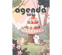 agenda scolaire: 2025-2026: Chats et Chatons Mignons | Journalier (une page par jour) | | Format A5 | | Filles au primaire ou au collège | Animal, animaux kawaii & cute