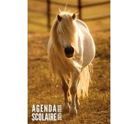 Agenda Scolaire 2025 2026: Chevaux - Journalier 1 Jour par Page Pour Filles et Garçons en Primaire, Collège, CP, CE1, CE2, CM1, CM2 | De Septembre 2025 à Juillet 2026