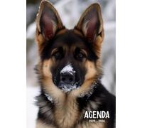 AGENDA SCOLAIRE 2025-2026: Chien Berger Allemand | Organisateur et Planificateur Journalier | 1 Jour Par Page | Garçon, Fille