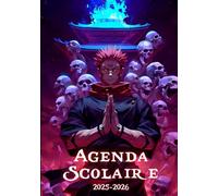 Agenda Scolaire 2025 2026: De Septembre à Août - Ta Puissance Spirituelle, Ton Meilleur Atout - Organisateur Scolaire pour Garçons et Filles - Primaire, Collège, Lycée - Thème manga