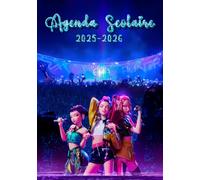 Agenda Scolaire 2025 2026: De Septembre à Août - Violet et Lumière : Suis ton rythme, brille à ta façon - Organisateur Scolaire pour Garçons et Filles - Primaire, Collège, Lycée - Thème Kpop