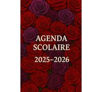 AGENDA SCOLAIRE 2025-2026 - DESIGN FLORAL ÉLÉGANT POUR UNE RENTRÉE INSPIRANTE