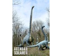 Agenda Scolaire 2025 2026: Dinosaure - Pour Garçons, Étudiants en Primaire, Collège et Lycée | De Septembre 2025 à Août 2026