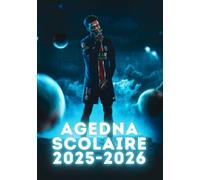 Agenda Scolaire 2025 2026: e Septembre à Août - Rouge et Bleu : Ta passion, ton organisation - Organisateur Scolaire pour Garçons et Filles - Primaire, Collège, Lycée - Thème Football