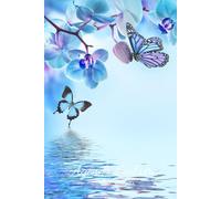 AGENDA SCOLAIRE 2025-2026 FLORAL: Papillons - GIRLY - POUR FILLES - pratique pour tous les matières avec des citations motivantes ...