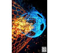 Agenda Scolaire 2025-2026 Foot Gamer: Pratique et Souple avec Beaucoup d'espace pour noter pour Garcon et Fille de Septembre à Juillet pour Etudiant de Primaire, Collège, Lycé, CP, CE1, CM1 et CM2