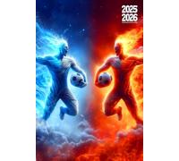 Agenda Scolaire 2025 2026 Foot: Gérez votre temps avec efficacité et atteignez vos objectifs académiques en toute simplicité grâce à notre ... et pratique (primaire, collège et lycée)