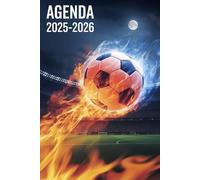 Agenda Scolaire 2025-2026 Football: Planificateur Scolaire Garçon ou Fille | Spécial Passionnés de Foot | Primaire Collège Lycée | Format 15,2 x 22,8 cm