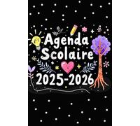 Agenda Scolaire 2025-2026 Français: 2 Jour Par Page - Format A5 | Organisateur et Planificateur Journalier Pour Étudiants Collège, Lycée