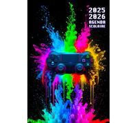 Agenda Scolaire 2025 2026 Gamer: 1 Jour par Page | Format A5 Sans les Vacances | Pour Collège, Lycée, École Primaire | Thème Gaming