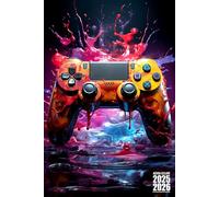 Agenda Scolaire 2025-2026 Gamer: Fun Manette Jeux Vidéo Foot Pratique avec Beaucoup d'espace pour noter pour Garcon Fille de Septembre à Juillet Etudiant Primaire, Collège, Lycé, CP, CE1, CM1 et CM2