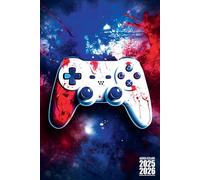 Agenda Scolaire 2025-2026 Gamer: Fun Manette Jeux Vidéo Foot Pratique avec Beaucoup d'espace pour noter pour Garcon Fille de Septembre à Juillet Etudiant Primaire, Collège, Lycé, CP, CE1, CM1 et CM2