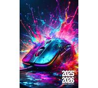 Agenda Scolaire 2025/2026 Gamer: Gérez votre temps avec efficacité et atteignez vos objectifs académiques en toute simplicité grâce à notre ... 1 Jour Par Page, Pour garçon et filles