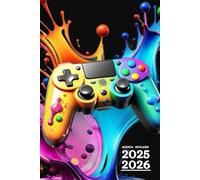 AGENDA SCOLAIRE 2025-2026 GAMER: Organisateur Journalier pour planifier une année scolaire réussie | collège, lycée pour filles et garçons !