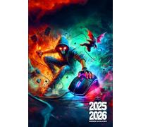 Agenda Scolaire 2025-2026 gamer: Soyez le maître incontesté de votre temps, atteignez vos objectifs académiques avec aisance grâce à notre ... Page simple et pratique Pour garçon et filles