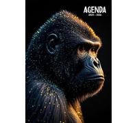 Agenda scolaire 2025 2026 Gorille: Planificateur scolaire journalier | Un jour par page avec Horaires