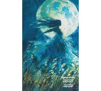Agenda Scolaire 2025-2026, intérieur noir et blanc, Thème Nature mystique / Sorcière: 2 jours par page, parfait pour les élèves de Primaire, Collège et Lycée
