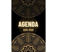 Agenda Scolaire 2025 2026 Journalier: du 01 Août 2025 au 31 Juillet 2026, Etudiant Collège et Lycée, 2 Pages par Semaine, 6x9 pouces, Format A5, 158 Pages.