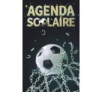 Agenda scolaire 2025 2026 journalier Foot: Planificateur 1 Jour Par Page pour fille et garçon | de Septembre à juillet | Primaire, Collége, Lycée, Etudiant | couverture football
