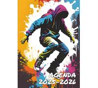 Agenda scolaire 2025-2026 journalier: Organiseur 1 Jour par page - Format 12x17cm - Design Gamer & Street Art - Collège, lycée, étudiant - Urban Jump
