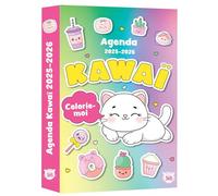 Agenda scolaire 2025-2026 Kawaï Colorie-moi