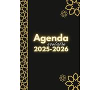 Agenda Scolaire 2025 2026: Le compagnon idéal pour une année organisée ! Journalier du 01 Août 2025 au 31 Juillet 2026, 2 Pages par Semaine, 6x9 pouce, Format A5, 158 Pages.