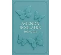Agenda Scolaire 2025/2026 - Liberté d’organiser chaque journée avec élégance et sans contrainte de dates.