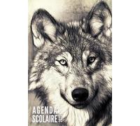 Agenda Scolaire 2025 2026: Loup - Journalier Pour Filles et Garçons en Primaire, collège et lycée | De Septembre 2025 à Juillet 2026