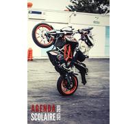 Agenda Scolaire 2025 2026: Moto - Pour Étudiants, Primaire, Collège et Lycée | De Septembre 2025 à Août 2026