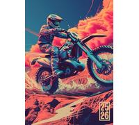 Agenda Scolaire 2025-2026: Motocross | Journalier (un jour une page) | 12x17 cm | Format standard | 300 pages | Sept 2025 - juil 2026 | Français | ... | Ado garçon | Etudiant, BTS & université