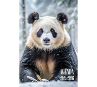 Agenda Scolaire 2025 2026: Organisateur Scolaire De Septembre à Juillet | Primaire, Collège, Lycée pour Fille et Garçon | Thème: Animal, Panda | A5