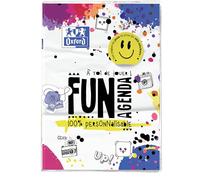 Agenda Scolaire 2025-2026 Oxford Fun personnalisable 12x18cm 1 jour par page 352 pages