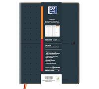 Agenda Scolaire 2025-2026 Oxford International scolaire Semainier 16 mois 16x24cm Noir
