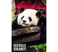 Agenda Scolaire 2025 2026: Panda - Journalier Pour Filles et Garçons en Primaire, collège et lycée | De Septembre 2025 à Juillet 2026