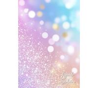 Agenda Scolaire 2025-2026: Planificateur Journalier 2 Jours par Page | Couverture Paillettes Arc En Ciel Pastel