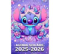 Agenda Scolaire 2025 2026 : Planificateur Journalier Enfant | Garçons et Filles Primaire, Collège, Lycée | A5 | Thème Dessin Animé | Organisation Quotidienn